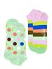 Happy Socks 2-Pack Big Dot Low Groen 