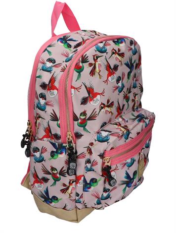 Pick en Pack Birds Backpack Soft Pink 