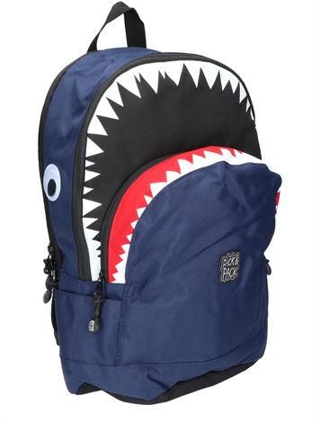 Pick en Pack Shark Shape Backpack Navy